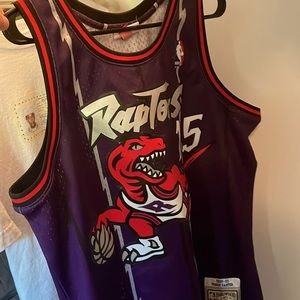 Raptors 1998-1999 VINCE CARTER JERSEY. HWC swingman edition.